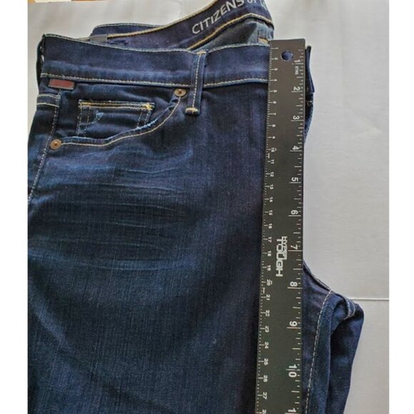 Citizens of Humanity Ava Jeans Dark-Wash Low-Rise Classic Straight Leg Sz 29 - Picture 7 of 15